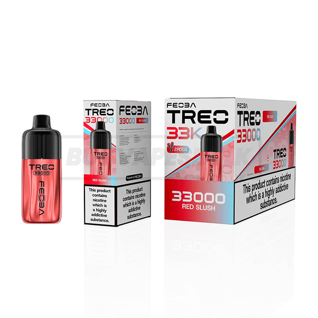 Red Slush Feoba Treo 33K Prefilled Vape Kit 6 Pack