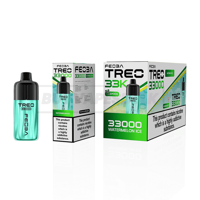 Watermelon Ice Feoba Treo 33K Prefilled Vape Kit 6 Pack