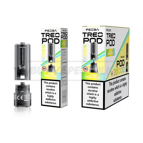 Sour Pineapple Ice Feoba Treo 33K Prefilled Pods 5 Pack