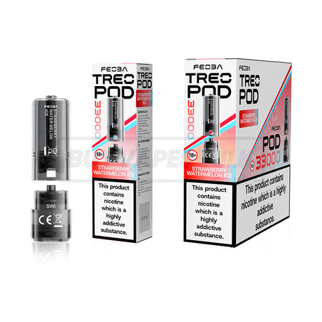 Strawberry Watermelon Ice Feoba Treo 33K Prefilled Pods 5 Pack