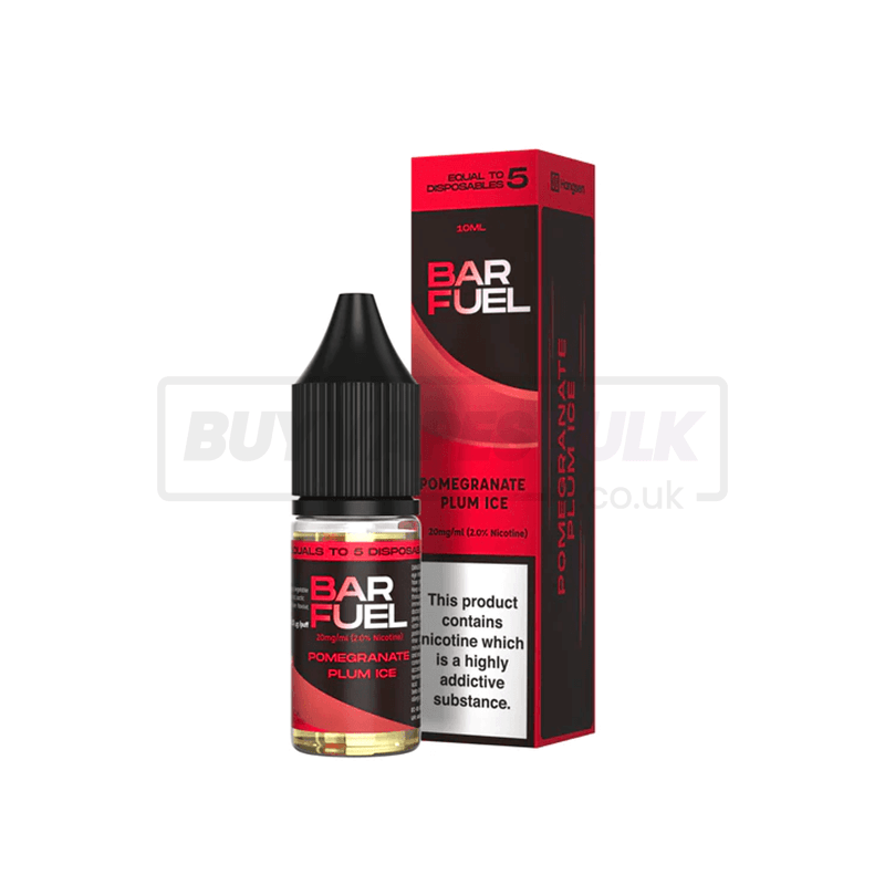 Pomegranate Plum Ice Hangsen Bar Fuel Nic Salt E-Liquid Pack of 10 x (10ml)