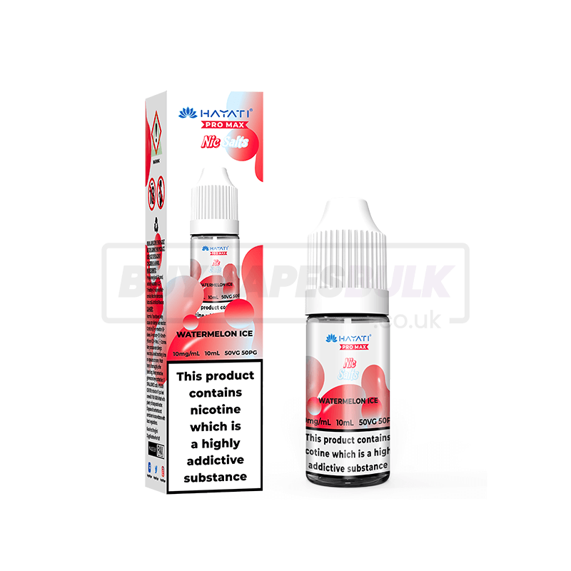 Watermelon Ice Hayati Crystal Pro Max Nic Salt E-Liquid Pack of 10 – Buy  Vapes Bulk