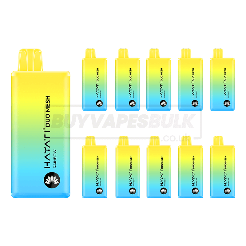 Rainbow Hayati Duo Mesh 7000 Puff Disposable Vape 10 Pack