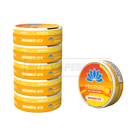 Hayati Nicotine Pouches 5 Pack Mango Ice