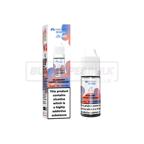 Hayati Pro Max Nic Salts 10 Pack Blueberry Cherry Cranberry