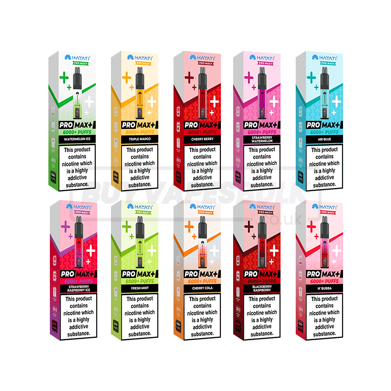 Hayati Pro Max Plus 6000 Puffs Vape Kit 5 Pack