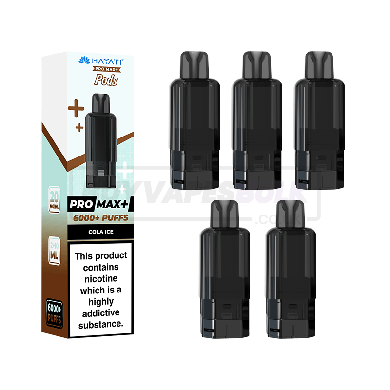 Hayati Pro Max Plus 6000 Prefilled Pods 5 Pack Cola Ice (NEW)