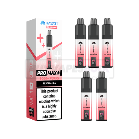 Hayati Pro Max Plus 6000 Puffs Vape Kit 5 Pack