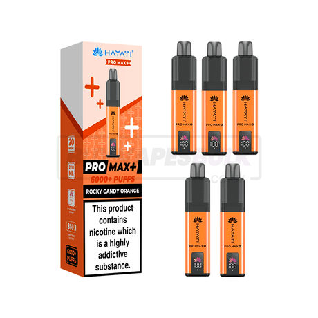 Hayati Pro Max Plus 6000 Puffs Vape Kit 5 Pack