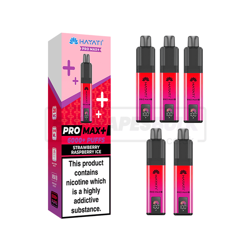 Hayati Pro Max Plus 6000 Puffs Box of 5