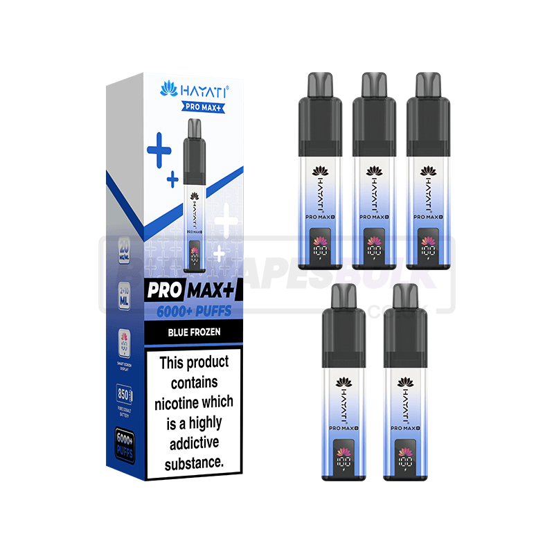Blue Frozen Hayati Pro Max Plus 6000 5 Pack