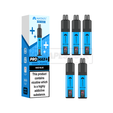 Hayati Pro Max Plus 6000 Puffs Vape Kit 5 Pack