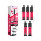 Hayati Pro Max Plus 6000 Puffs Vape Kit 5 Pack Red Sour Raspberry (NEW)