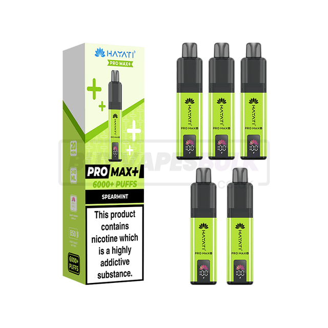 Spearmint Hayati Pro Max Plus 6000 5 Pack
