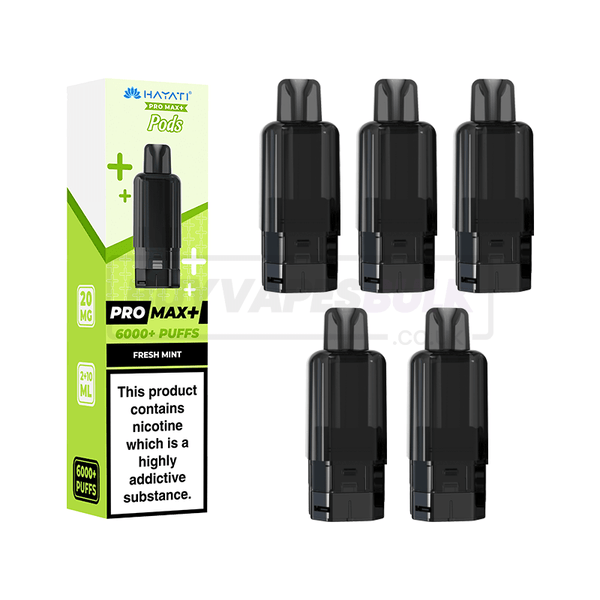 hayati pro max fresh mint pods Hayati Pro Ultra Plus 25k Fresh Mint Vape Kit main image 1