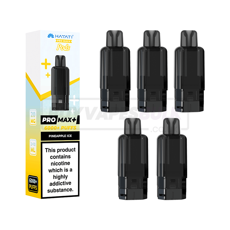 Pineapple Ice Hayati Pro Max Plus 6000 Refill Pods 5 Pack