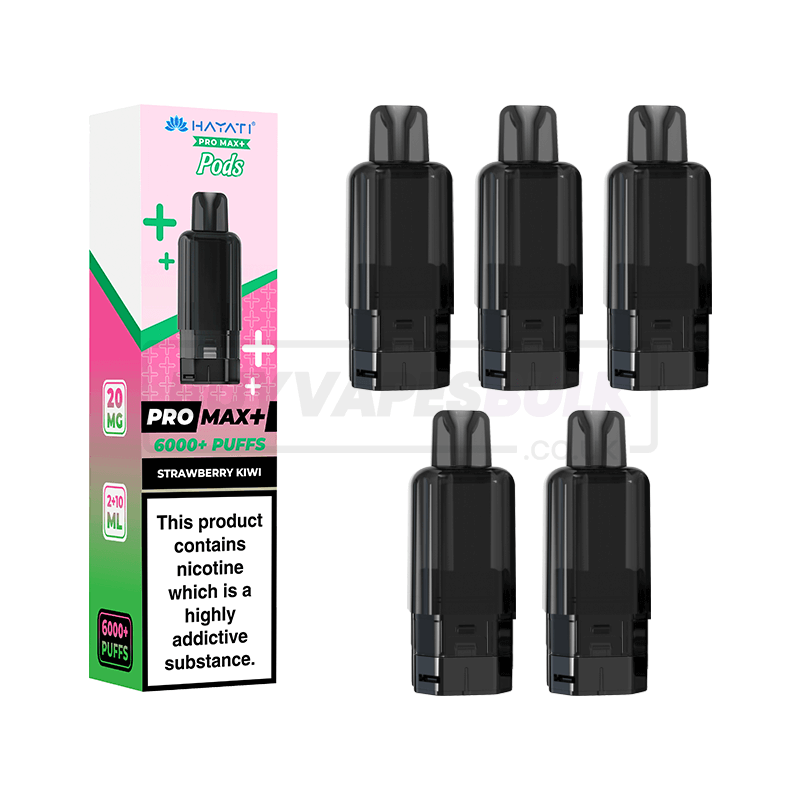 Strawberry Kiwi Hayati Pro Max Plus 6000 Refill Pods 5 Pack