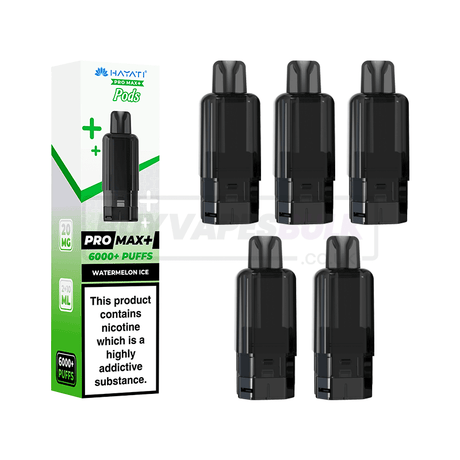 Watermelon Ice Hayati Pro Max Plus 6000 Refill Pods 5 Pack