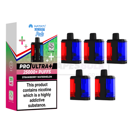 Hayati Pro Ultra Plus 25000 Prefilled Pods 5 Pack Strawberry Watermelon