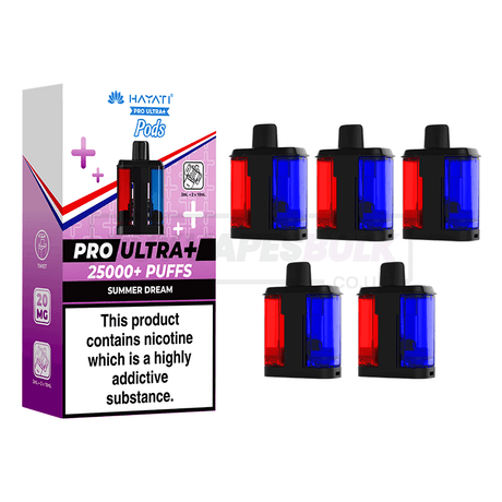Hayati Pro Ultra Plus 25000 Prefilled Pods 5 Pack Summer Dream