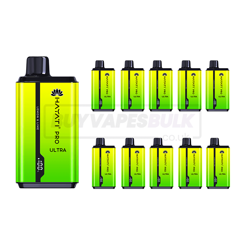 Lemon Lime Hayati Pro Ultra 15000 10 Pack