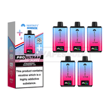 Hayati Pro Ultra Plus 25000 Vape Kit 5 Pack Strawberry Raspberry Ice (NEW)