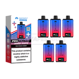 Hayati Pro Ultra Plus 25000 Puffs Box of 5 Blue Razz Cherry
