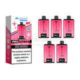 Hayati Pro Ultra Plus 25000 Puffs Box of 5 Straw Grapefruit Straw Dragonfruit