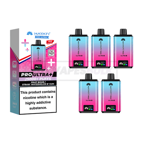 Hayati Pro Ultra Plus 25000 Vape Kit 5 Pack