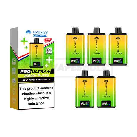 Hayati Pro Ultra Plus 25000 Vape Kit 5 Pack