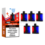 Raspberry Cola Hayati Pro Ultra Plus 25K Refill Pods 5 Pack