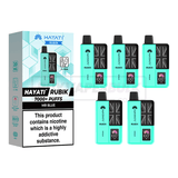 Hayati Rubik 7000 Puffs Vape Kit 5 Pack Mr Blue
