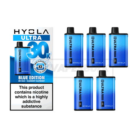 Hyola Ultra 30K Prefilled Vape Kit 5 Pack Blue Edition
