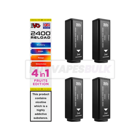 IVG 2400 4 in 1 Reload Pods 5 Pack Fruits Edition