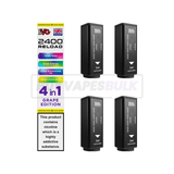 IVG 2400 4 in 1 Reload Pods 5 Pack Grape Edition