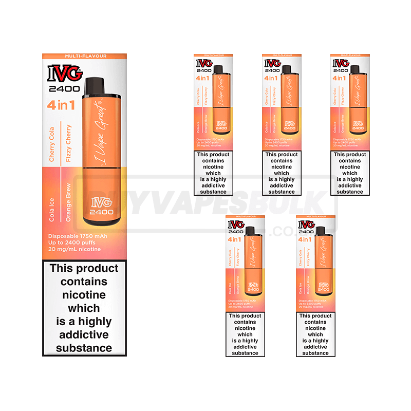 Drinks Edition IVG 2400 Puff Disposable Vape 5 Pack