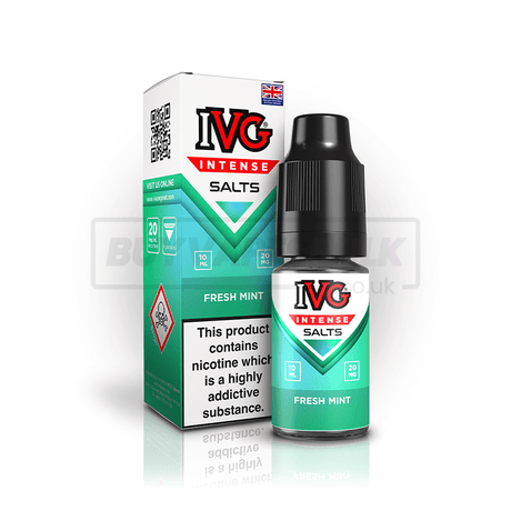 Fresh Mint IVG Intense Nic Salt E-Liquid Pack of 10