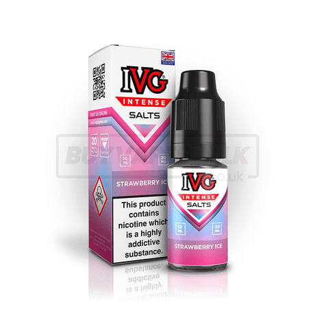 Strawberry Ice IVG Intense Nic Salt E-Liquid Pack of 10
