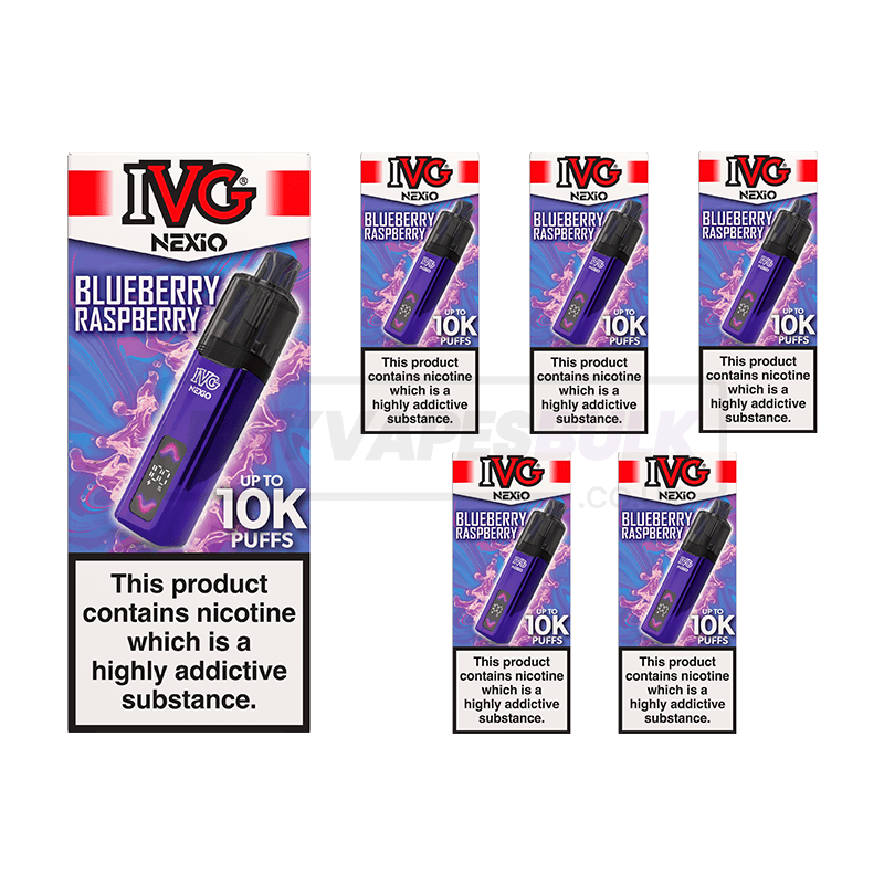 IVG NEXiO 10K Prefilled Vape Kit 5 Pack