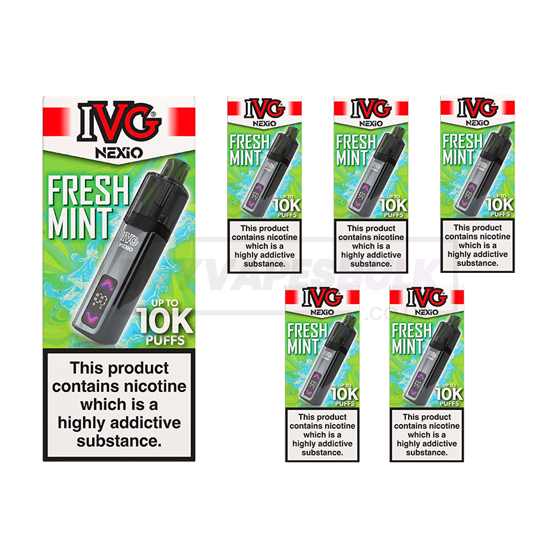 IVG NEXiO 10K Prefilled Vape Kit 5 Pack