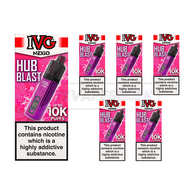 IVG NEXiO 10K Prefilled Vape Kit 5 Pack