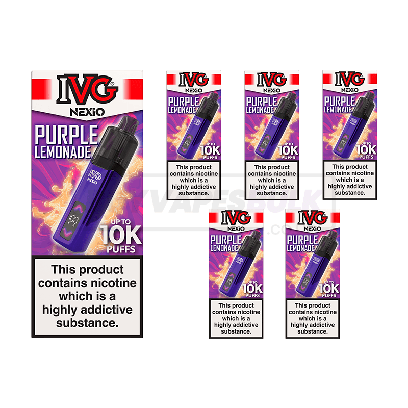 IVG NEXiO 10K Prefilled Vape Kit 5 Pack