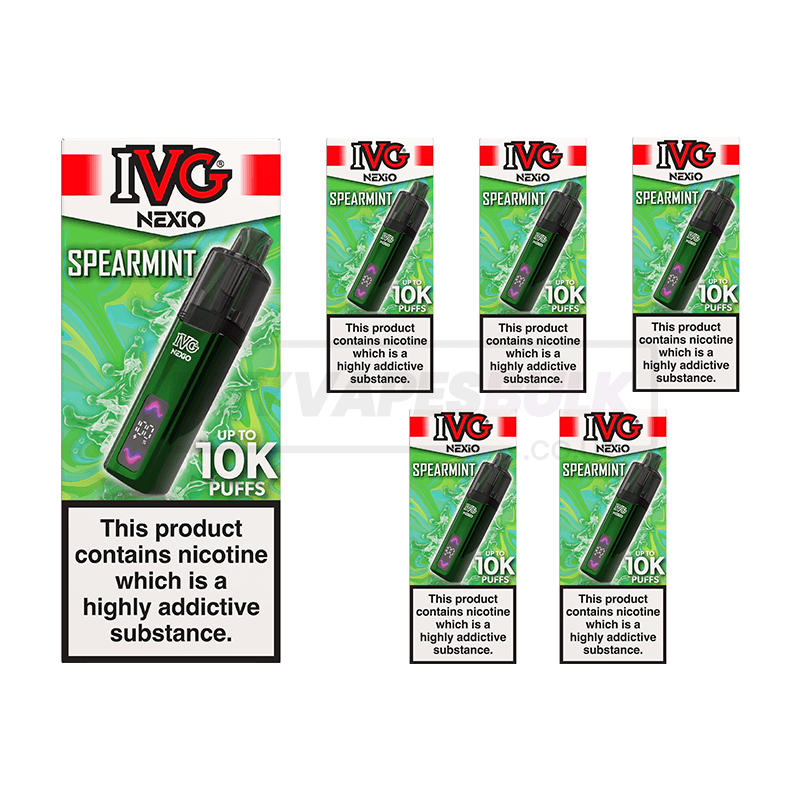 IVG NEXiO 10K Prefilled Vape Kit 5 Pack