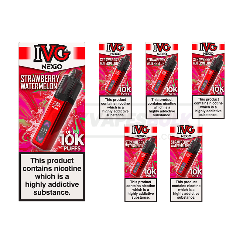 IVG NEXiO 10K Prefilled Vape Kit 5 Pack