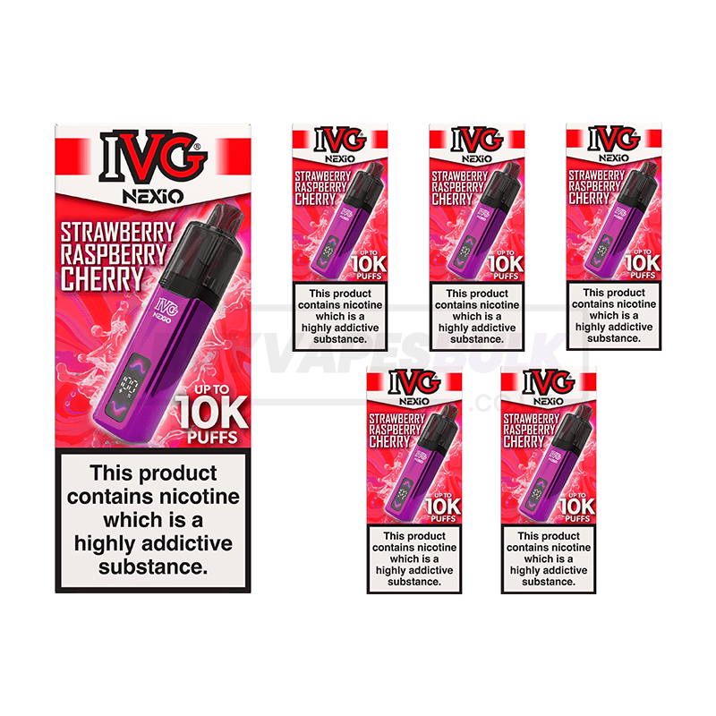 IVG NEXiO 10K Prefilled Vape Kit 5 Pack