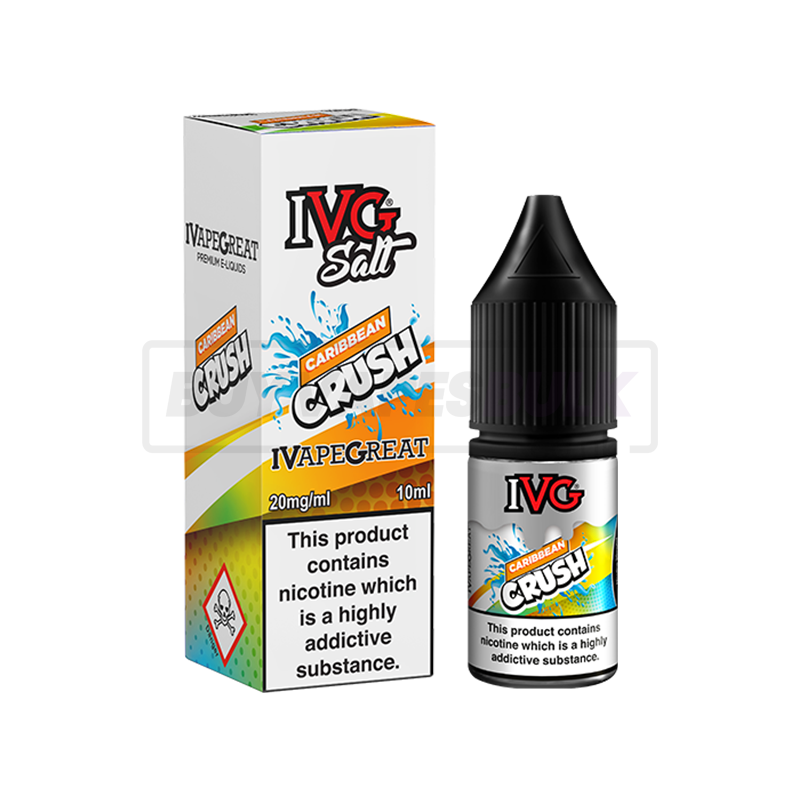 Caribbean Crush IVG Nic Salt E-Liquid Pack of 10 x (10ml)