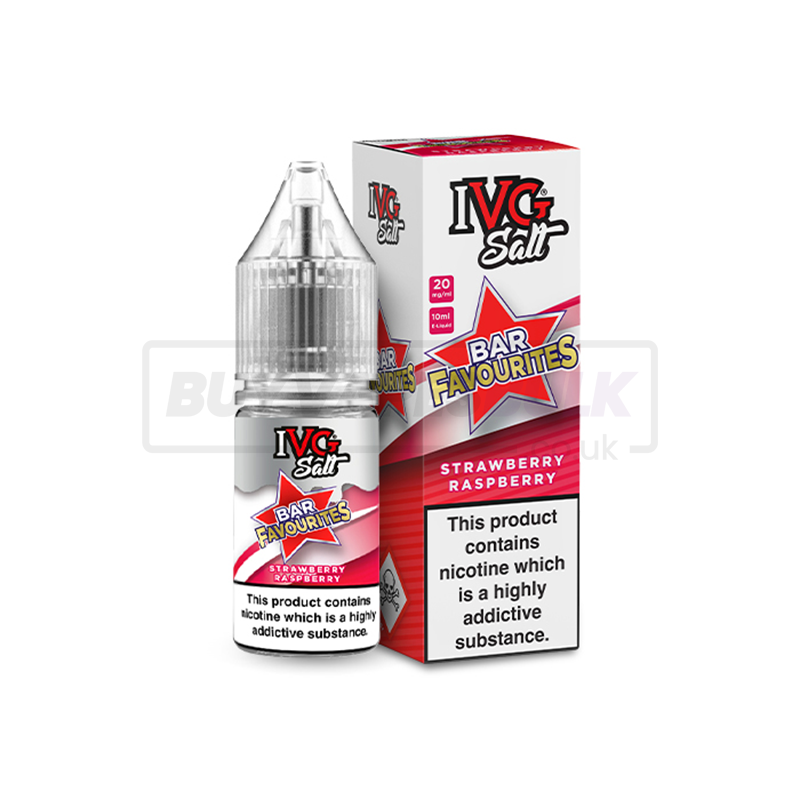 Strawberry Raspberry IVG Nic Salt E-Liquid Pack of 10 x (10ml)