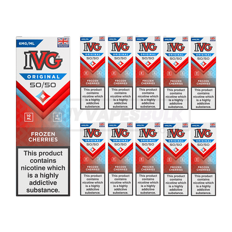 IVG Original 50/50 E-Liquid 10 Pack Frozen Cherries