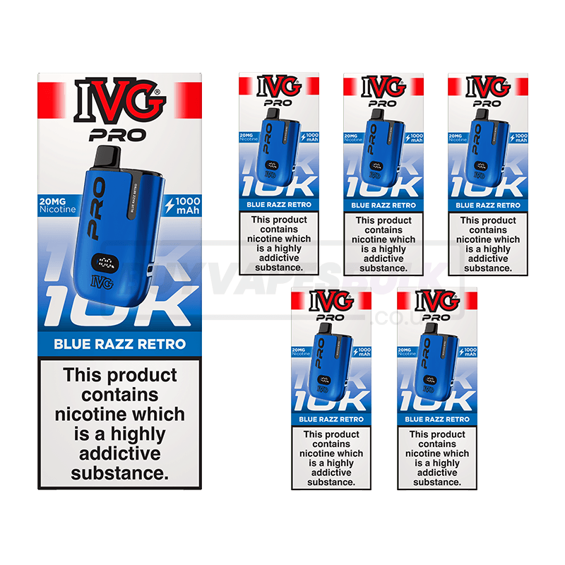 IVG Pro 12 10K Prefilled Vape Kit 5 Pack