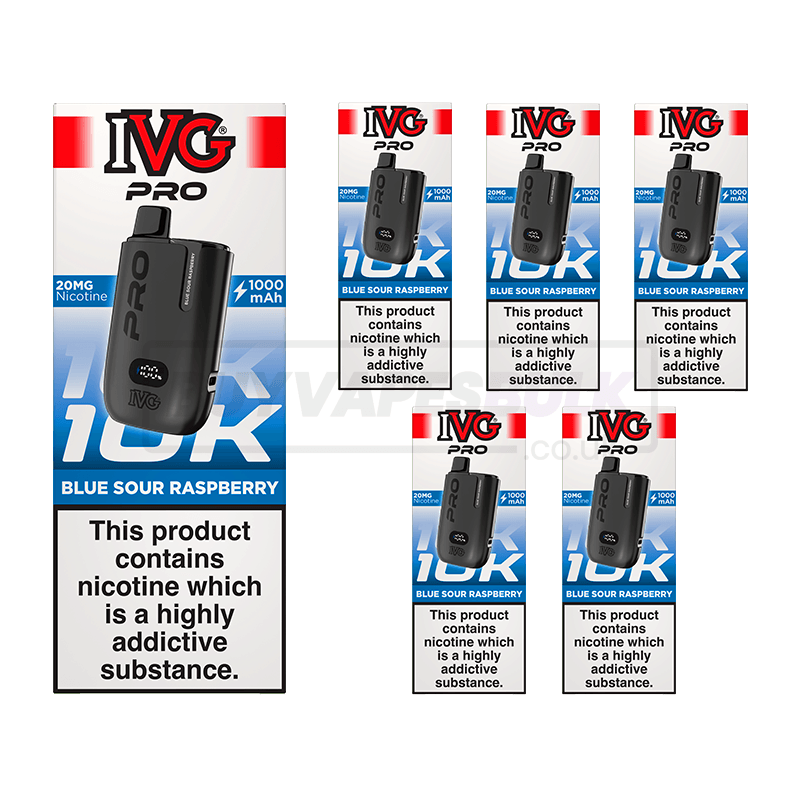 IVG Pro 12 10K Prefilled Vape Kit 5 Pack